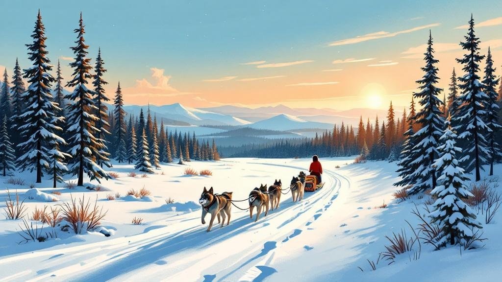 Day 2: Husky safari + sauna in Lapland