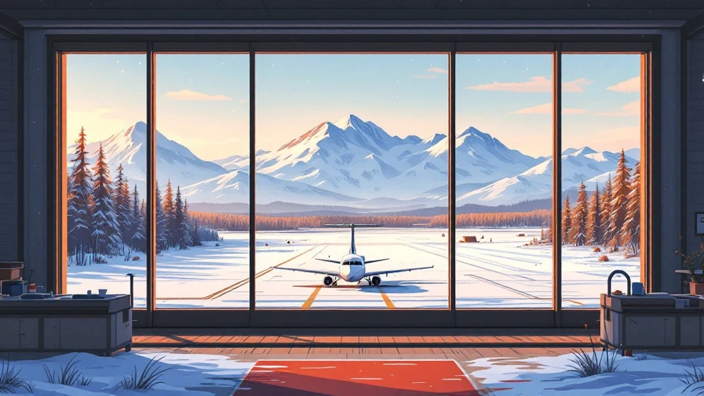 Flying to Lapland in Lapland