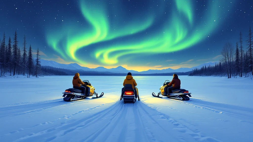 Aurora Snowmobile Tours in Lapland, Finland