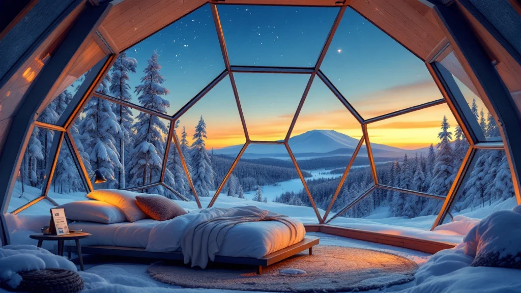 The igloos and cabins compared in Saariselkä, Finland