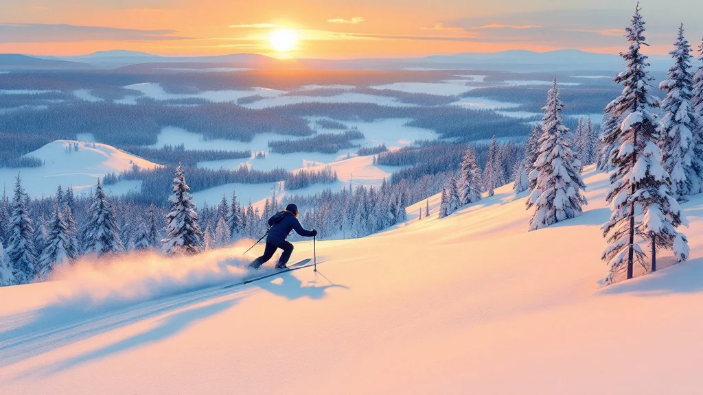 Skiing: Europe's northernmost resort in Saariselkä, Finland