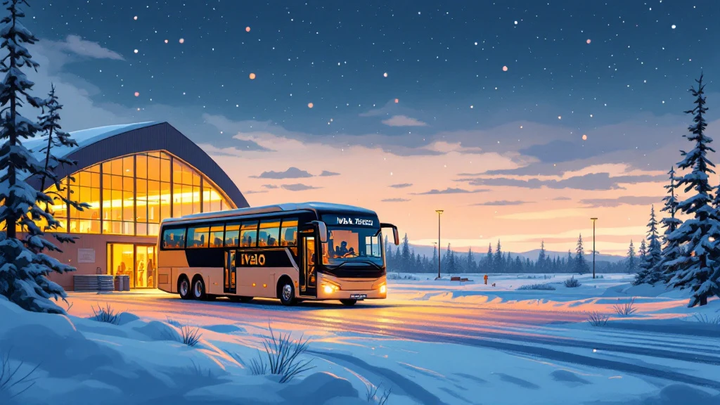 The Saariselkä bus: how it really works in Ivalo Airport, Finland