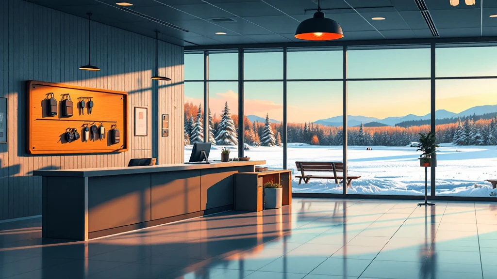 The terminal, parking and car hire in Kittilä Airport, Finland