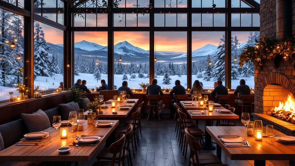 The restaurants, and what the village is like after dark in Rovaniemi, Finland