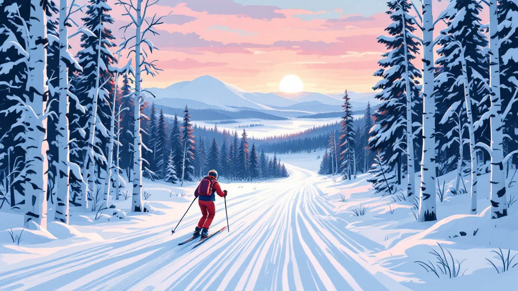 Location, trails and getting there in Saariselkä, Finland