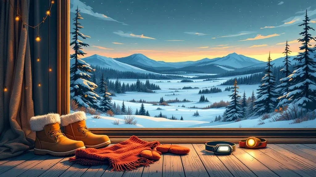 Was du anziehst in Lapland, Finland