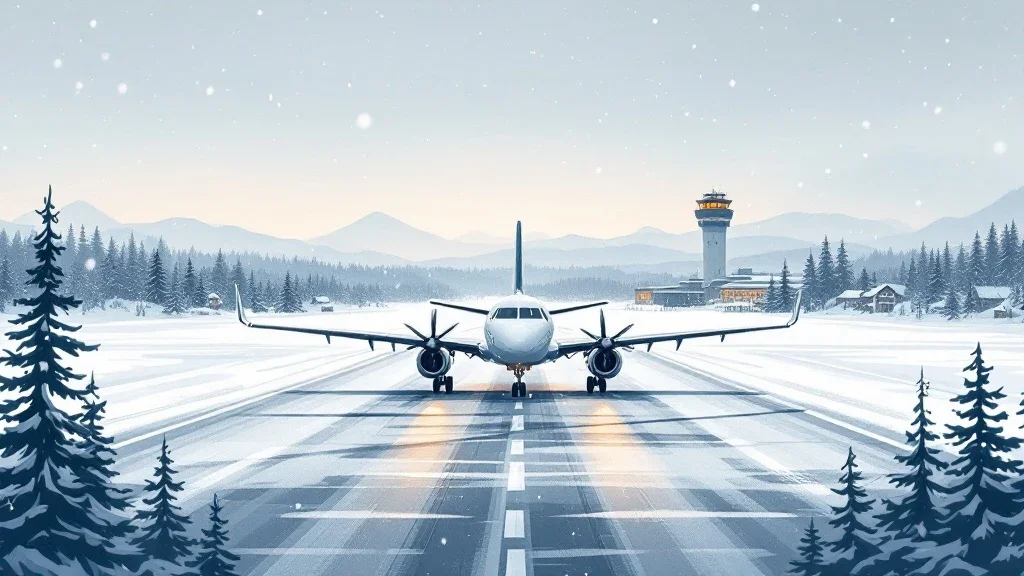 Vom Flughafen nach Levi in Kittilä, Finland